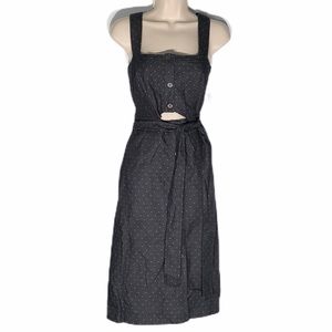 RACHEL Rachel Roy Black Polka Dot Midi Dress